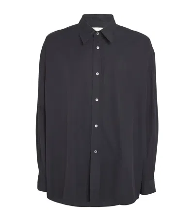 Studio Nicholson Cotton-blend Cloud Shirt In Navy