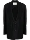 Studio Nicholson Cotton Blend Jacket In Black