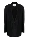 Studio Nicholson Cotton Blend Jacket In Black