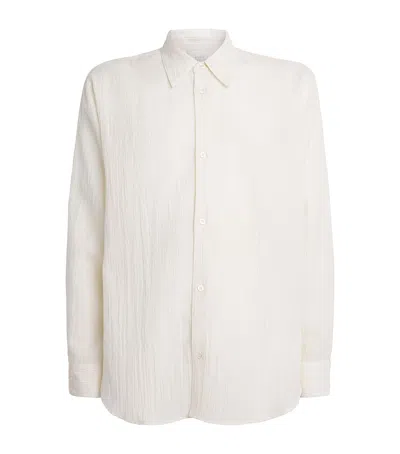 Studio Nicholson Cotton-blend Oversized View Shirt In Neutral