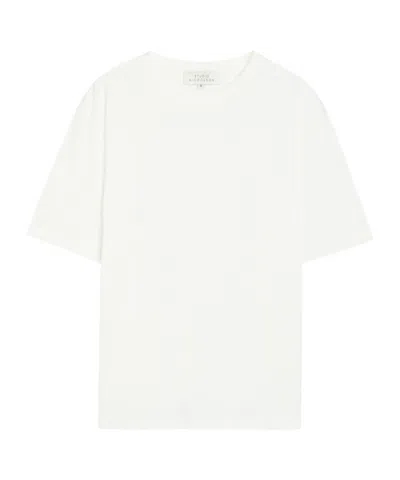 Studio Nicholson Cotton Crew Neck T-shirt In White