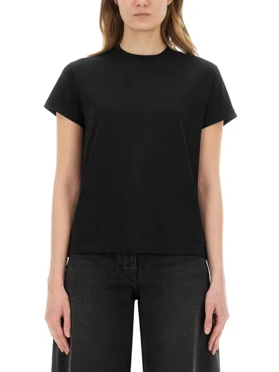 Studio Nicholson Cotton Crewneck T-shirt In Black