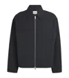 Studio Nicholson Harrington Jacket Zip Front Collared Design In Gray