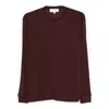 Studio Nicholson Sweaters Red In Brown