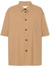 Studio Nicholson Collared Cotton Poplin Shirt