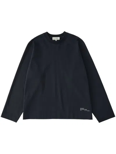 Studio Nicholson Cotton T-shirt In Blue