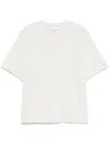 Studio Nicholson Mens Piu Optic White Oversized T-shirt In Grey