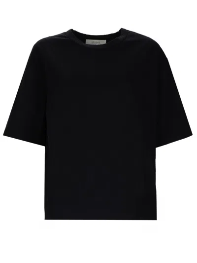 Studio Nicholson Cotton T-shirt For Women - Ss26 Collection In Black