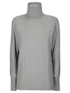 Studio Nicholson Cotton Turtleneck Sweater In Gray