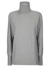 Studio Nicholson Cotton Turtleneck Sweater In Gray