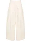 Studio Nicholson Cream Cotton Twill Dordoni Trousers In White