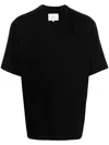Studio Nicholson Lay Oversized Cotton T-shirt In Black