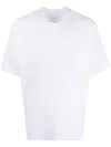 Studio Nicholson White Cotton Piu Over Shirt In Weiss