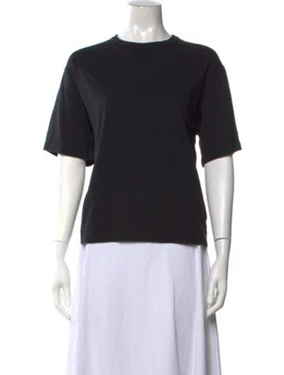 Pre-owned Studio Nicholson Crew Neck Short Sleeve T-shirt In Black