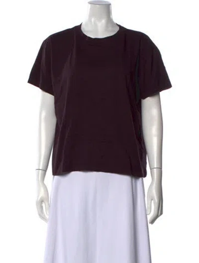 Pre-owned Studio Nicholson Crew Neck Short Sleeve T-shirt In Black