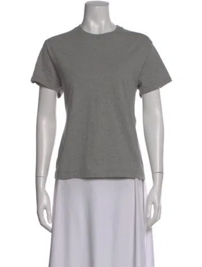 Pre-owned Studio Nicholson Crew Neck Short Sleeve T-shirt In Gray