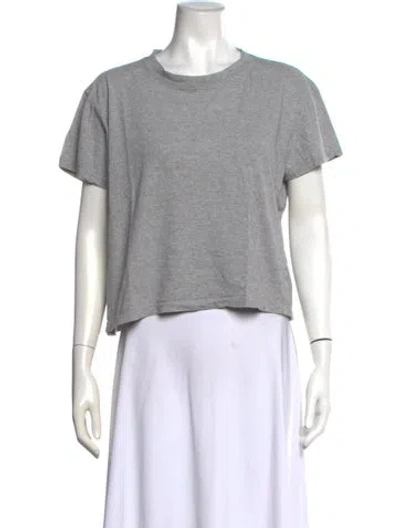 Pre-owned Studio Nicholson Crew Neck Short Sleeve T-shirt In Grey