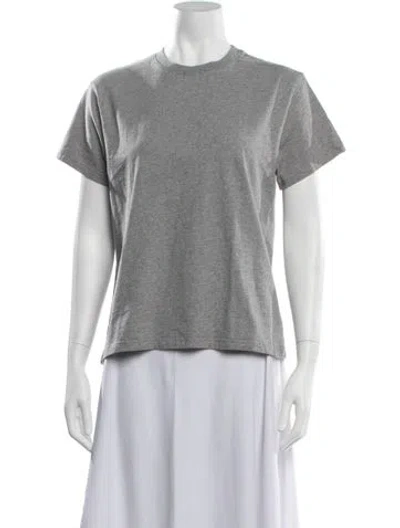 Pre-owned Studio Nicholson Crew Neck Short Sleeve T-shirt In Grey
