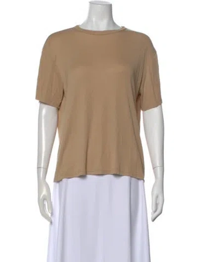 Pre-owned Studio Nicholson Crew Neck Short Sleeve T-shirt In Neutral
