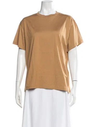 Pre-owned Studio Nicholson Crew Neck Short Sleeve T-shirt In Neutrals