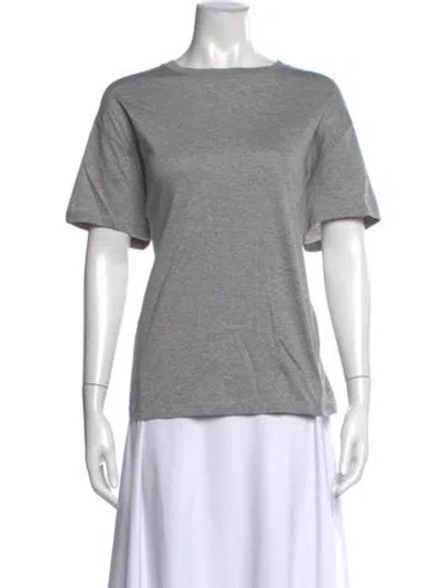 Pre-owned Studio Nicholson Crew Neck Short Sleeve T-shirt W/ Tags In Grey