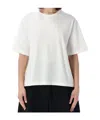 Studio Nicholson Item O-neck Short-sleeved T-shirt In White