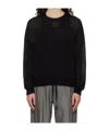 Studio Nicholson Crew Neck Sweater In Black