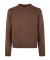 Studio Nicholson Crew Neck Sweater In Brown