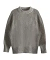 Studio Nicholson Crew Neck Sweater In Gray
