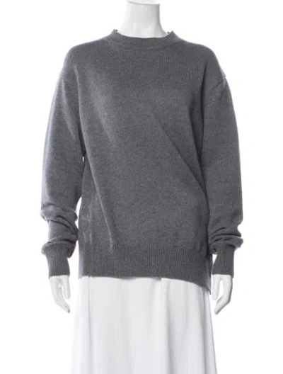 Pre-owned Studio Nicholson Crew Neck Sweater In Gray