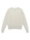 Studio Nicholson Crew-neck Sweatshirt In White