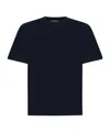 Studio Nicholson Bric T-shirt Blue Regular Fit In Black