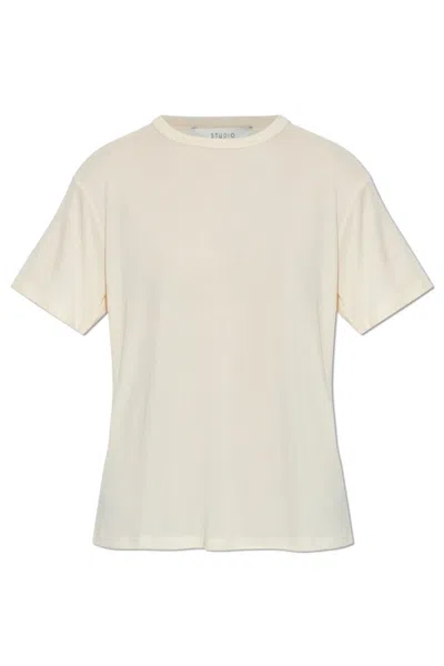 Studio Nicholson Rond Short-sleeve T-shirt In Neutral