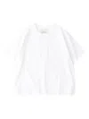Studio Nicholson White Cotton Piu Over Shirt In White