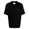 Studio Nicholson Bric T-shirt Blue Regular Fit In Black