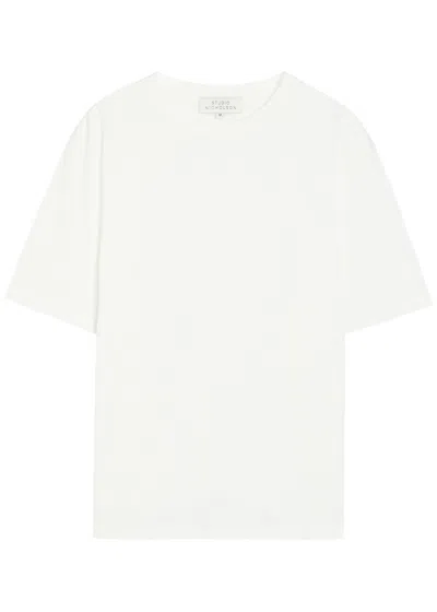 Studio Nicholson Crew-neck Cotton T-shirt In White