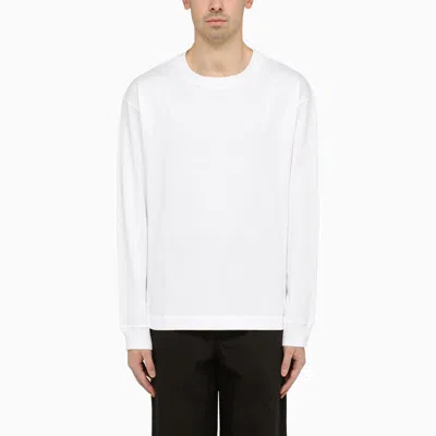 Studio Nicholson Crewneck Long Sleeves T-shirt In White
