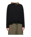 Studio Nicholson Black Idro Sweater In Black