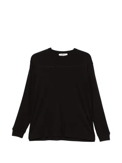 Studio Nicholson Crew-neck Sweater In Black