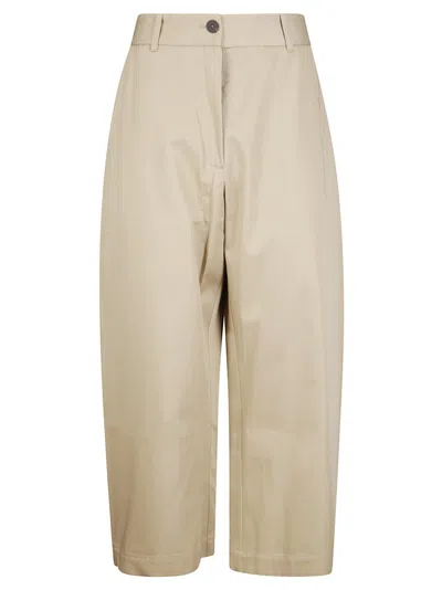 STUDIO NICHOLSON CROPPED TROUSERS WITH BELT LOOPS