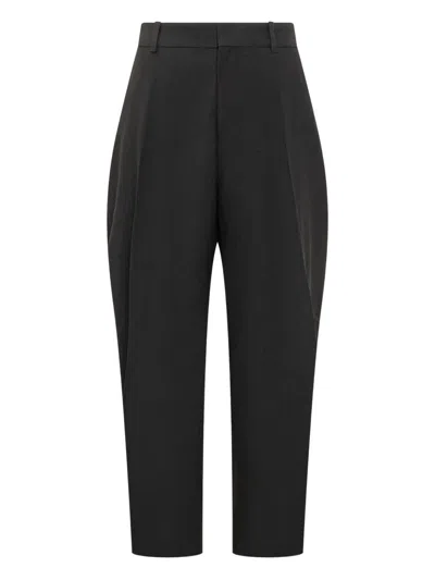 Studio Nicholson Curved Full-length Trousers In Black