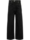 Studio Nicholson Denim Trousers With Belt Loops In Black