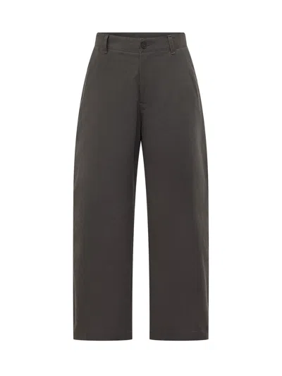 Studio Nicholson Curved-leg Pant In Green