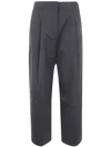Studio Nicholson Ansell Viscose-blend Trousers In Black