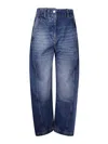 Studio Nicholson Belt-loop Jeans In Dark Wash