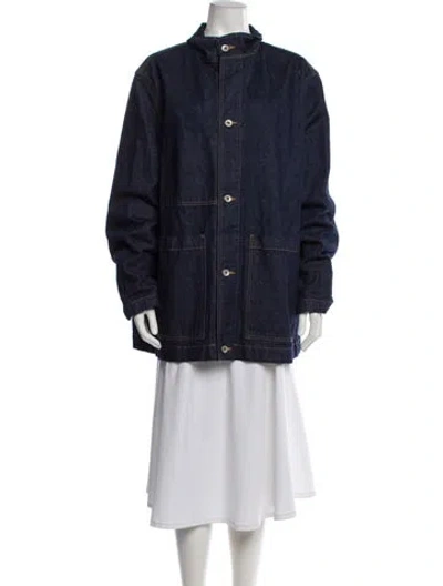 Pre-owned Studio Nicholson Denim Jacket In Blue