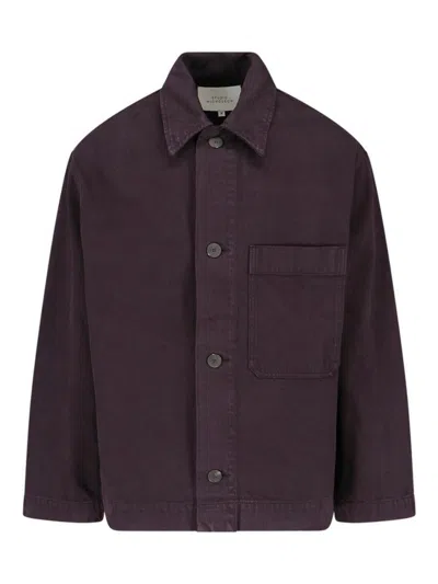 Studio Nicholson Denim Jacket In Purple