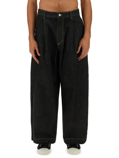 Studio Nicholson Denim Pants In Black