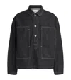 Studio Nicholson Denim Pullover Shirt In Black