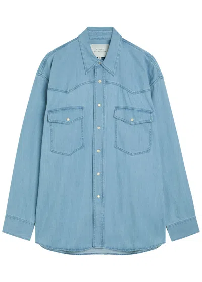 Studio Nicholson Denim Shirt In Blue